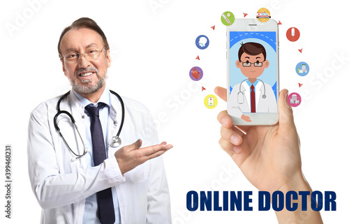 Portrait of handsome mature...