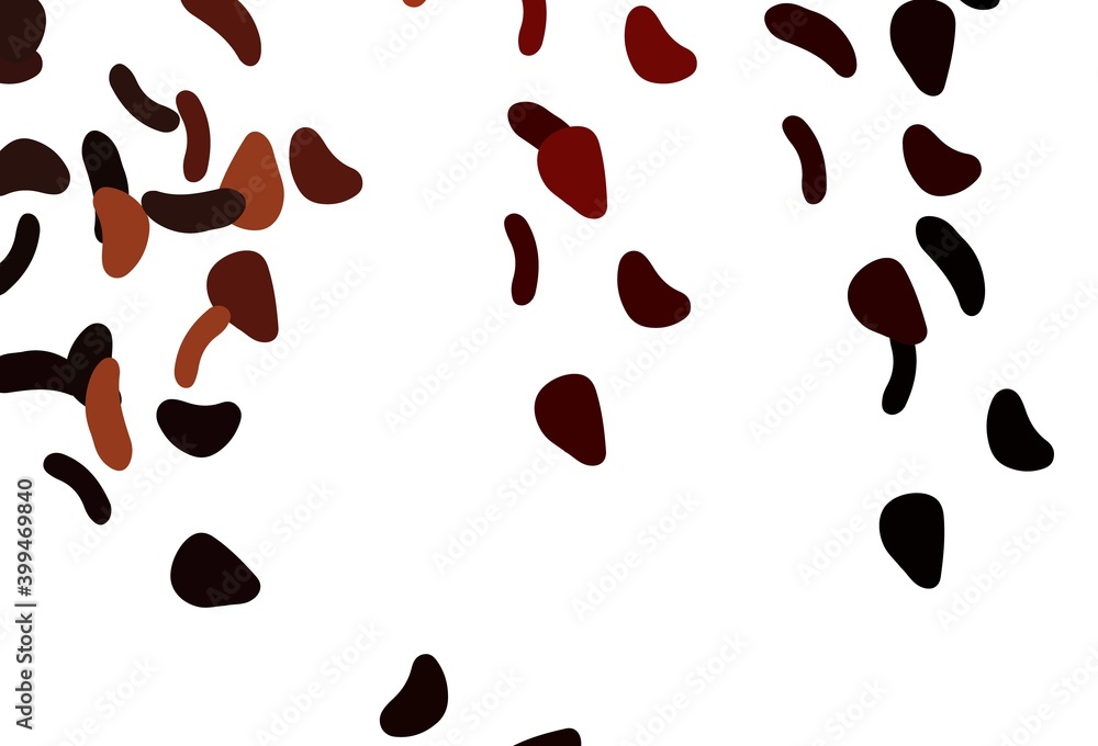 Light Red vector pattern with chaotic shapes. Light Red vector pattern with chaotic shapes.