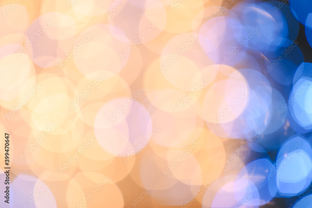 View of blurred Christmas lights View of blurred Christmas lights