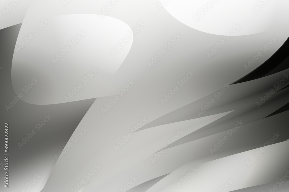 Obraz premium Dynamic trendy simple fluid color gradient abstract cool background with overlapping line effects. Illustration for wallpaper, banner, background, card, book, pamphlet,website. 2D illustration..