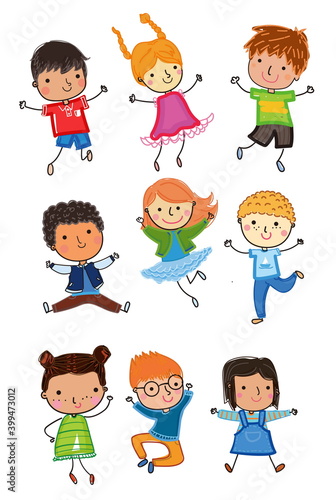 set of children