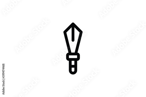 Archeology Outline Icon - Sword