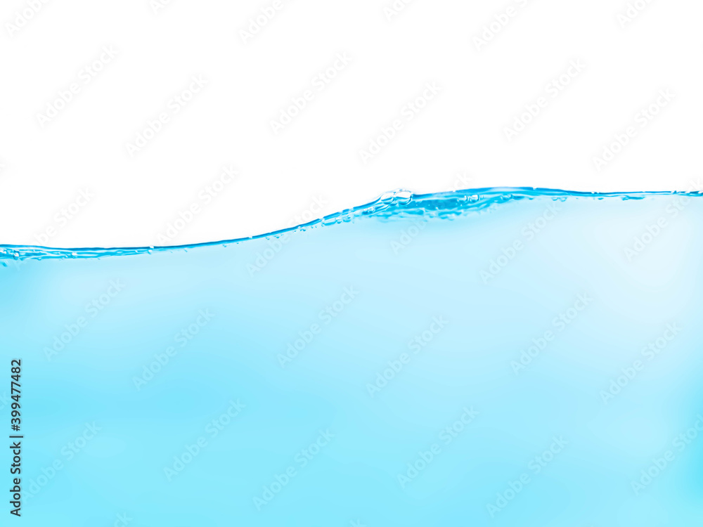 Water splash with bubbles of air, isolated on the white background. Water splash with bubbles of air, isolated on the white background.