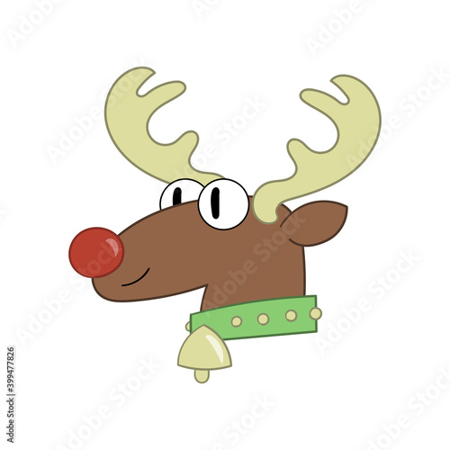 Christmas concept cute deer...