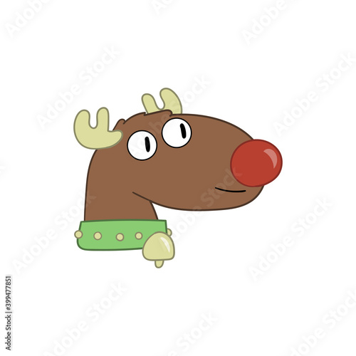 Christmas concept cute deer...