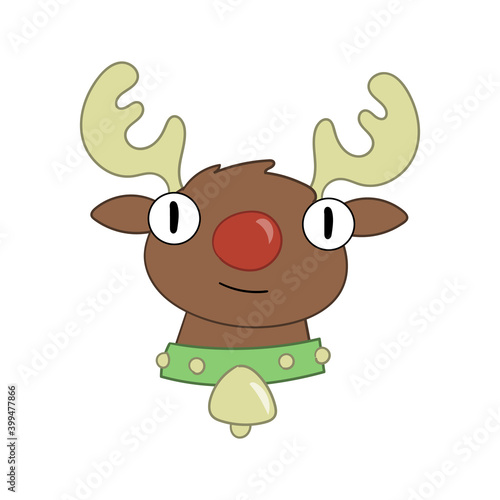 Christmas concept cute deer...