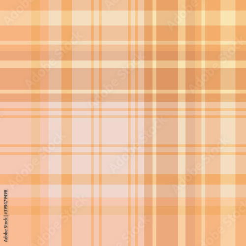 Seamless pattern in cute orange and yellow colors for plaid, fabric, textile, clothes, tablecloth and other things. Vector image.