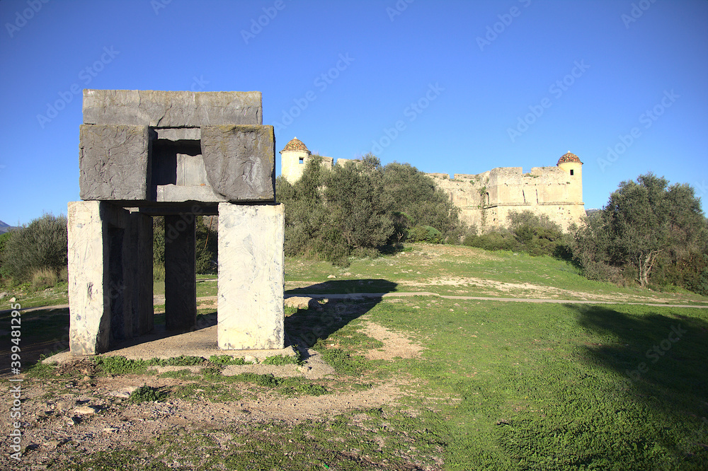 Fortress in the Alban mountain (Fort du Mont Alban) in Nice, South of France