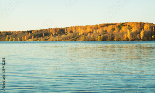 Volga river in Plyos. Ivanovo oblast. Russia