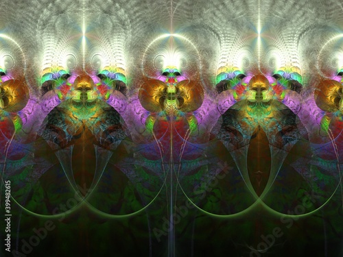 Imaginatory fractal background Image