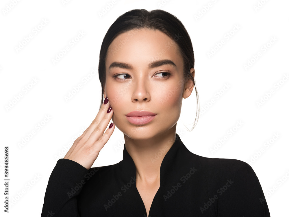 Beautiful healthy skin asian female beauty portrait Beautiful healthy skin asian female beauty portrait