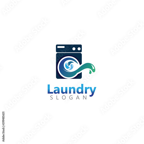 Laundry machine logo. Good for business illustration template design