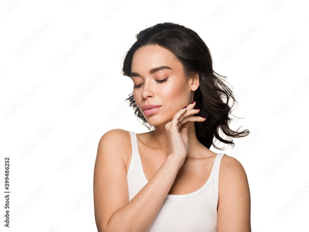 Beautiful woman natural make up healthy skin asian beauty Beautiful woman natural make up healthy skin asian beauty