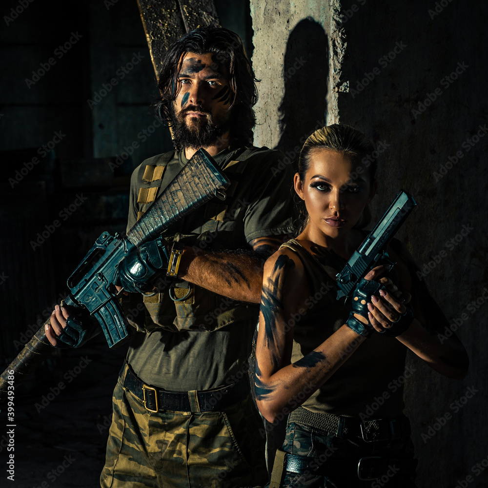 Fototapeta premium Soldier. Revolutionary. The character