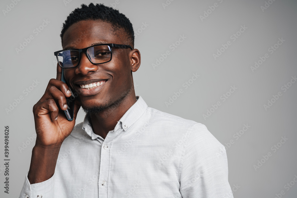 Handsome smiling young african busines man Handsome smiling young african busines man