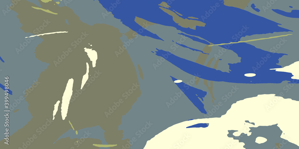 Obraz premium Abstract color painting background. Ink pattern illustration. Contemporary and modern texture. Creative and artistic wallpaper. Artistic wall with brushed shapes design. Urban Grunge.