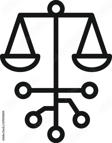 Machine Ethics icon , vector