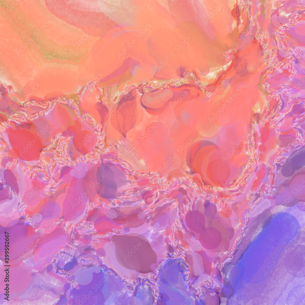Fototapeta premium Contemporary art. Colorful texture of hand made artwork. Modern painting. Watercolor strokes on surface. Artistic background image. Abstract painting on canvas. Brushstrokes.