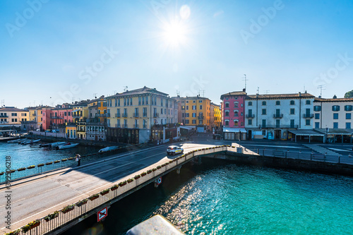 Climate port in Peschiera del Garda on Lake Garda