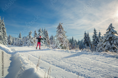 Foto cross-country skiing