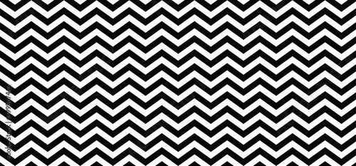 Chevron zigzag lijn pattern. Memphis style. Flat vector zig zag sign. Chevrons wave line. Wavy stripes background. Retro pop art 80's 70's years.   photo