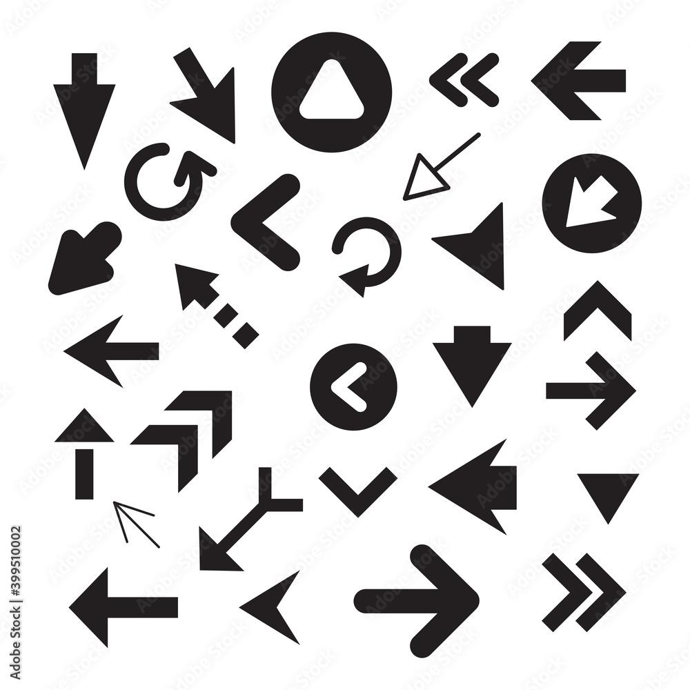 Arrow icon set isolated on background. Trendy vector collection. Different arrow icons in flat style. Creative arrows template for web site, app, graphic design, ui and logo. Arrow vector symbol Arrow icon set isolated on background. Trendy vector collection. Different arrow icons in flat style. Creative arrows template for web site, app, graphic design, ui and logo. Arrow vector symbol