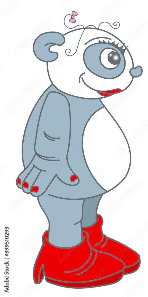 Fototapeta premium Mademoiselle Panda