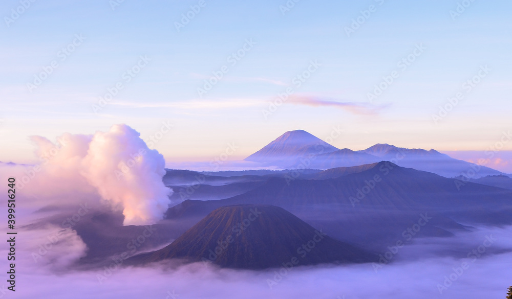 Early morning views on Mount Bromo