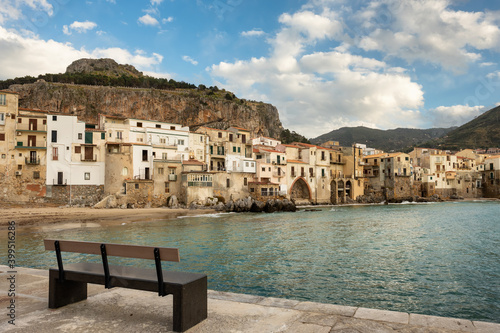 Cefalu old town in Sicily