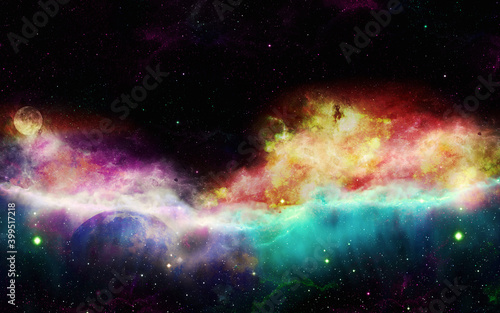 Deep Space Universe Nebula  the starry universe and space nebula galaxies for use in scientific research projects The starry universe Nebulae of many colors 3d illustration