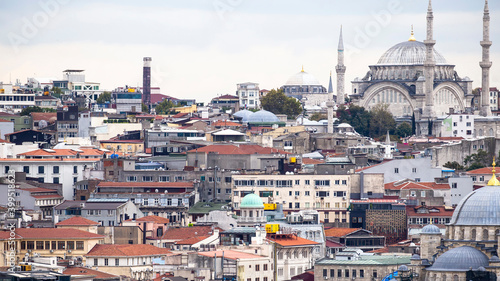 Levels of residential buildings with mosques  Istanbul Turkey