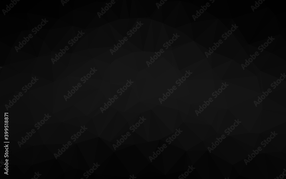 Dark Silver, Gray vector triangle mosaic cover. Dark Silver, Gray vector triangle mosaic cover.
