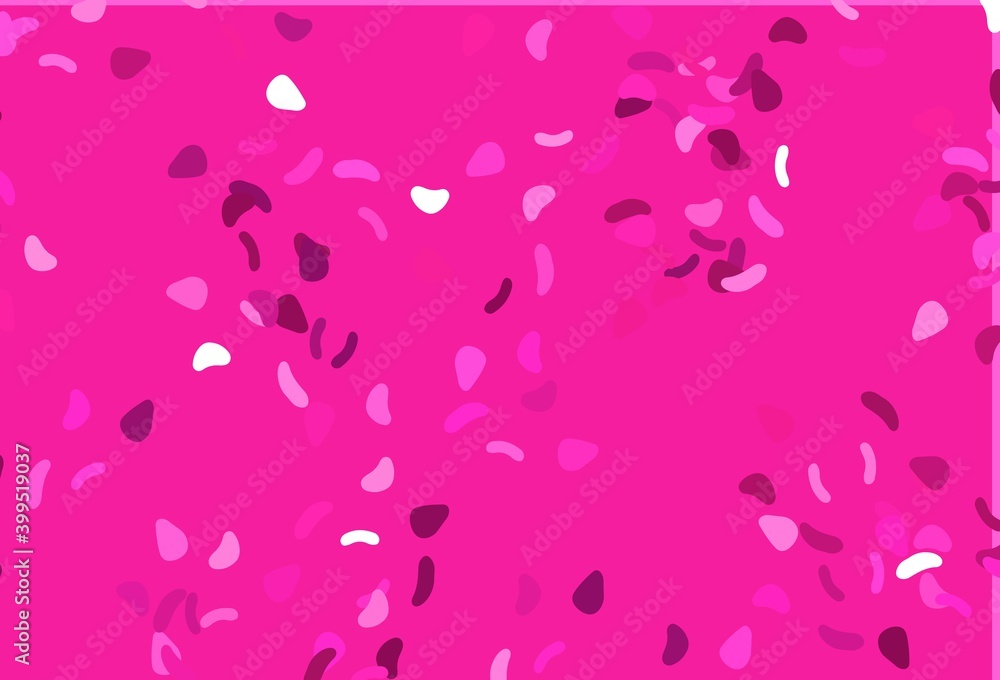 Light Pink vector template with memphis shapes. Light Pink vector template with memphis shapes.