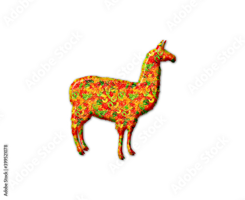 llama animal Jellybeans Yummy sweets Colorful illustration, jelly Icon logo symbol © SunFrot