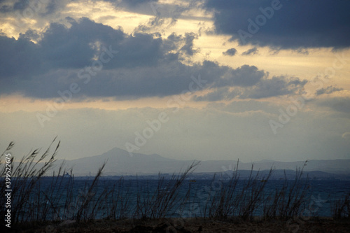 CYPRUS LARNAKA CLOUDES SUNSET