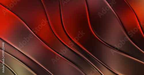 Abstract pattern glossy color background. Vibrant colorful wavy texture wall. Creative and beautiful wallpaper.