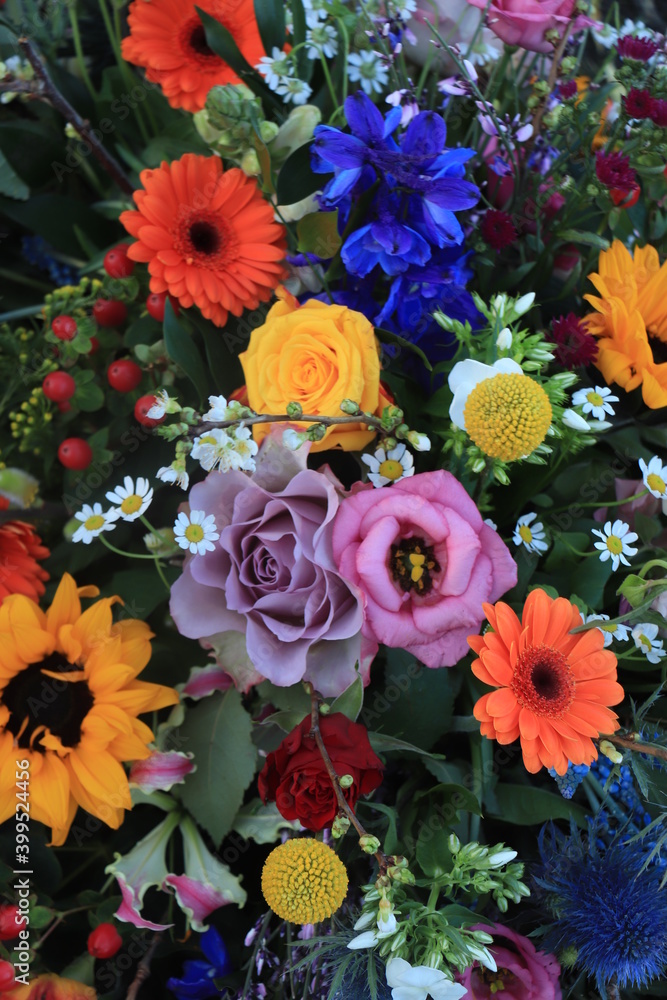 Colorful bridal flowers Colorful bridal flowers