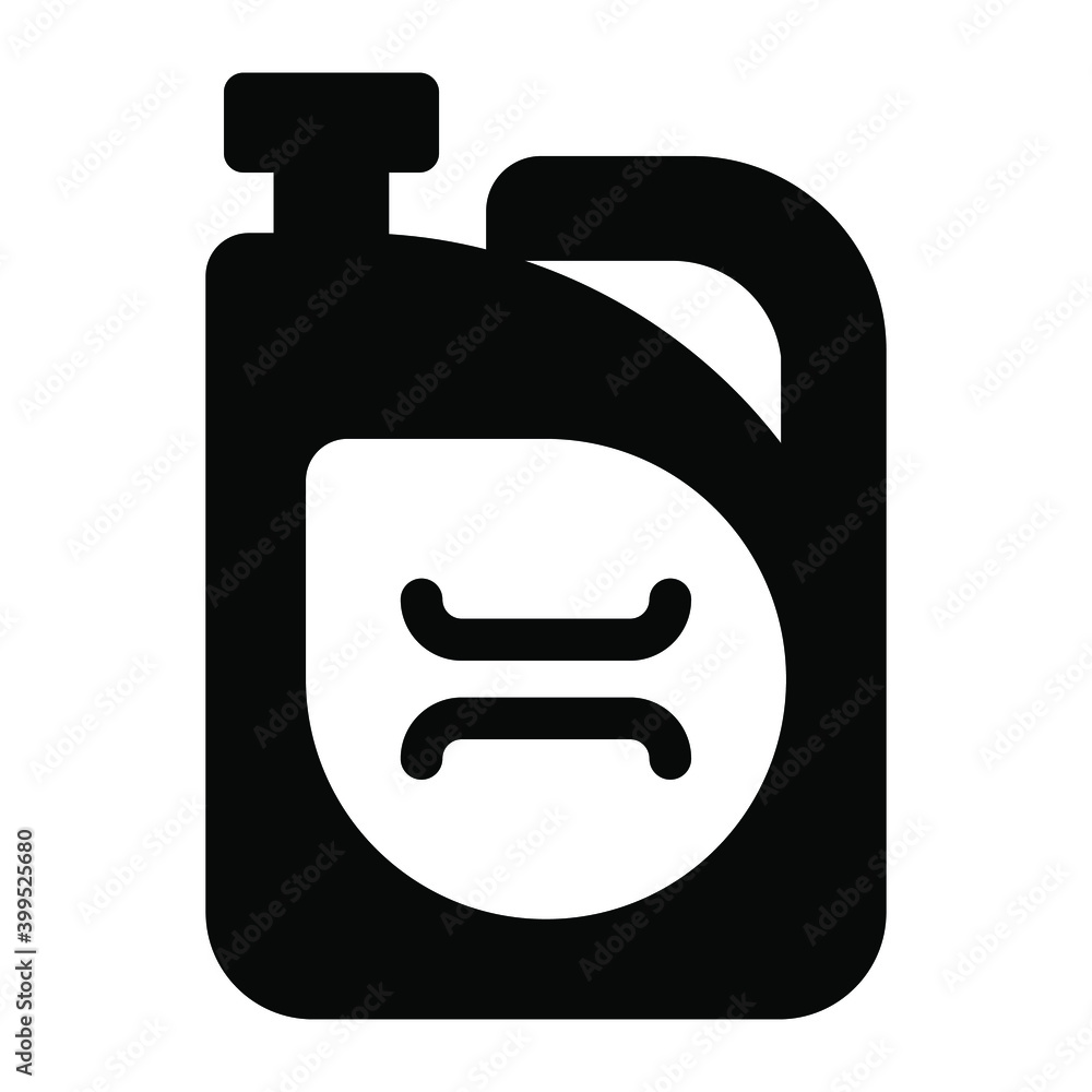 Fuel container, vector of car oil in solid style
Fuel container, vector of car oil in solid style