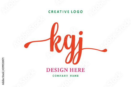 KGJ lettering logo is simple, easy to understand and authoritative