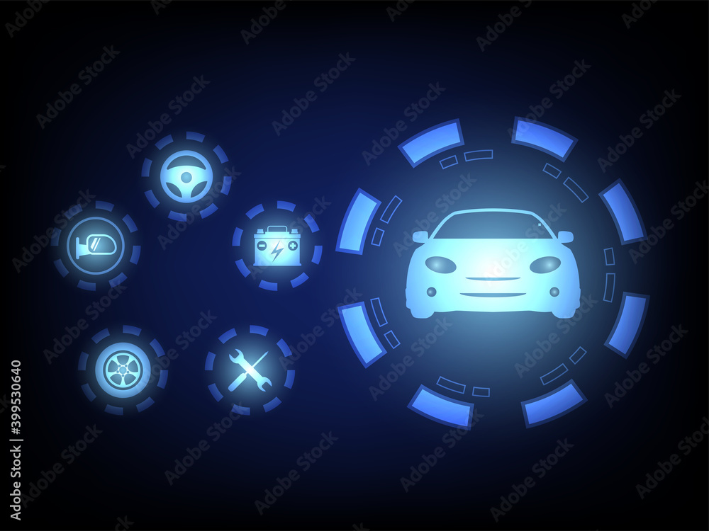 Car auto service infographics design. Automobile Check Up, Repair. Car auto service infographics design. Automobile Check Up, Repair.