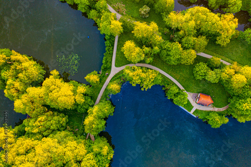 Fulda Aue aus der Luft | Luftbilder von der Fulda Aue