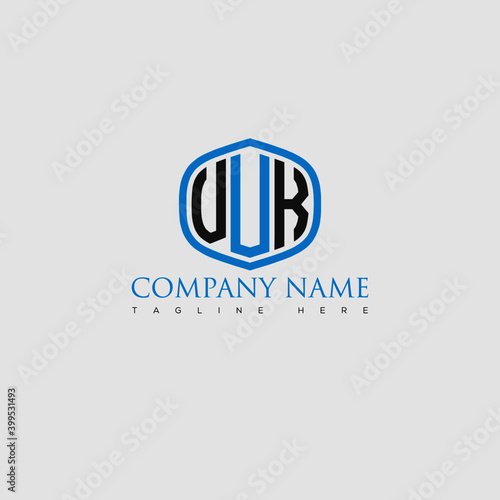 UUK Letter Logo Design and Monogram Icon.