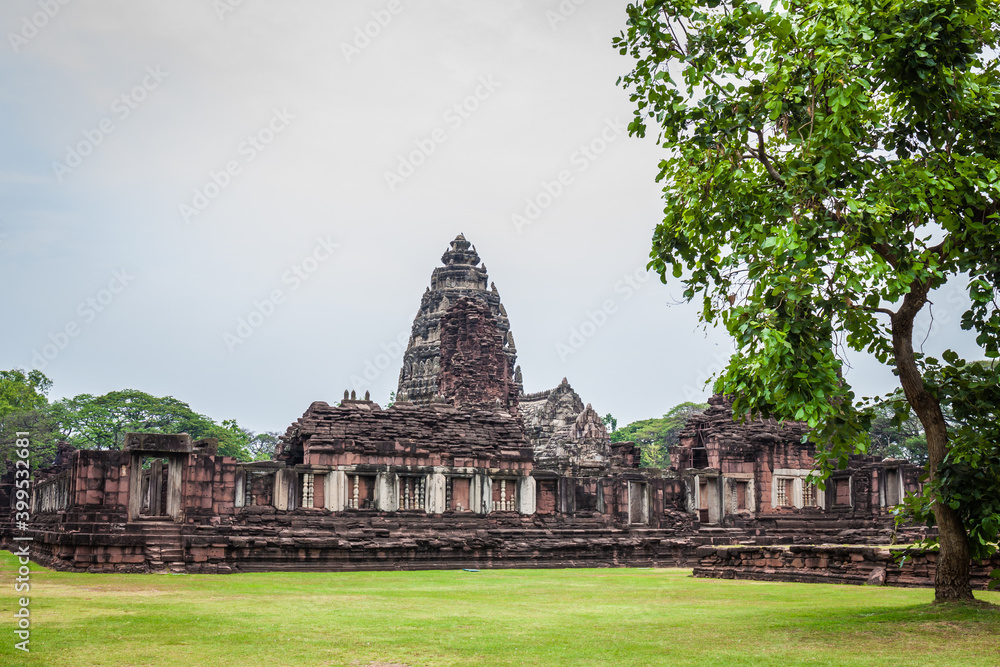 Phimai Stone Castle or Phimai Historical Park ancient Khmer Temple in Nakhon Ratchasima Thailand