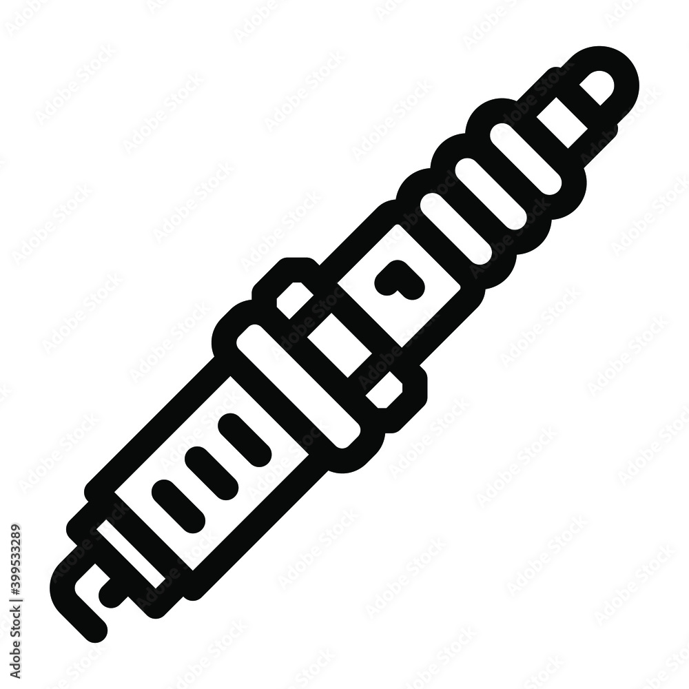 Shock absorber, spring in modern filled style
Shock absorber, spring in modern filled style