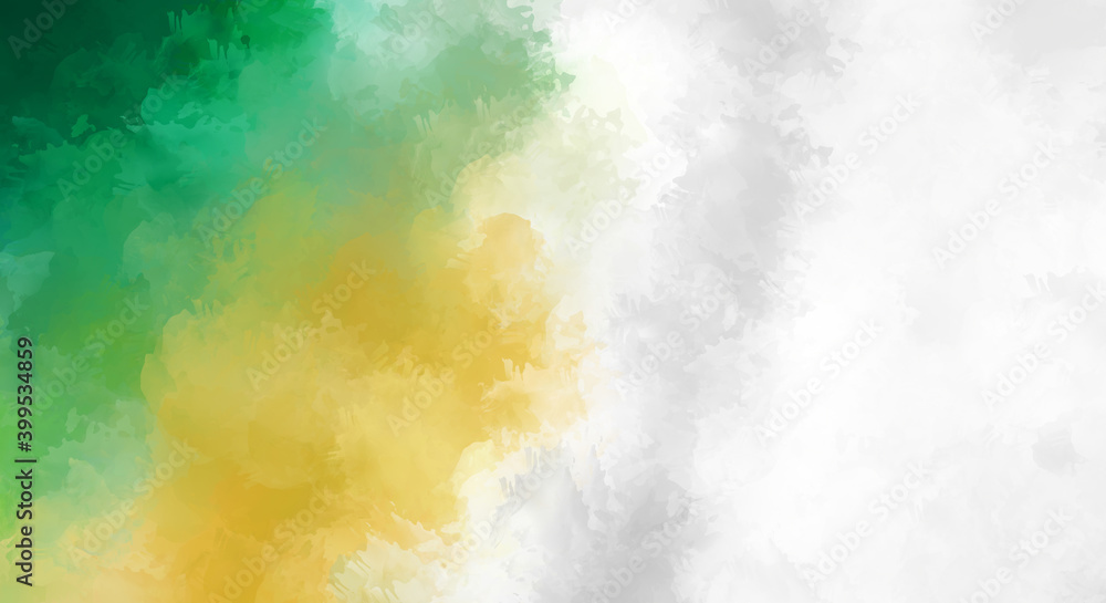 Fototapeta premium 2D illustration of colorful brush strokes. Decorative texture painting. Vibrant paint pattern backdrop.