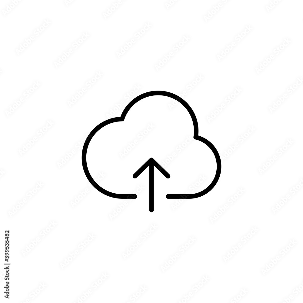 Cloud upload icon. Uploading symbol modern, simple, vector, icon for website design, mobile app, ui. Vector Illustration Cloud upload icon. Uploading symbol modern, simple, vector, icon for website design, mobile app, ui. Vector Illustration
