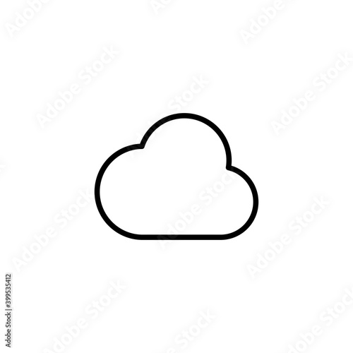 Cloud icon. Server symbol modern, simple, vector, icon for website design, mobile app, ui. Vector Illustration