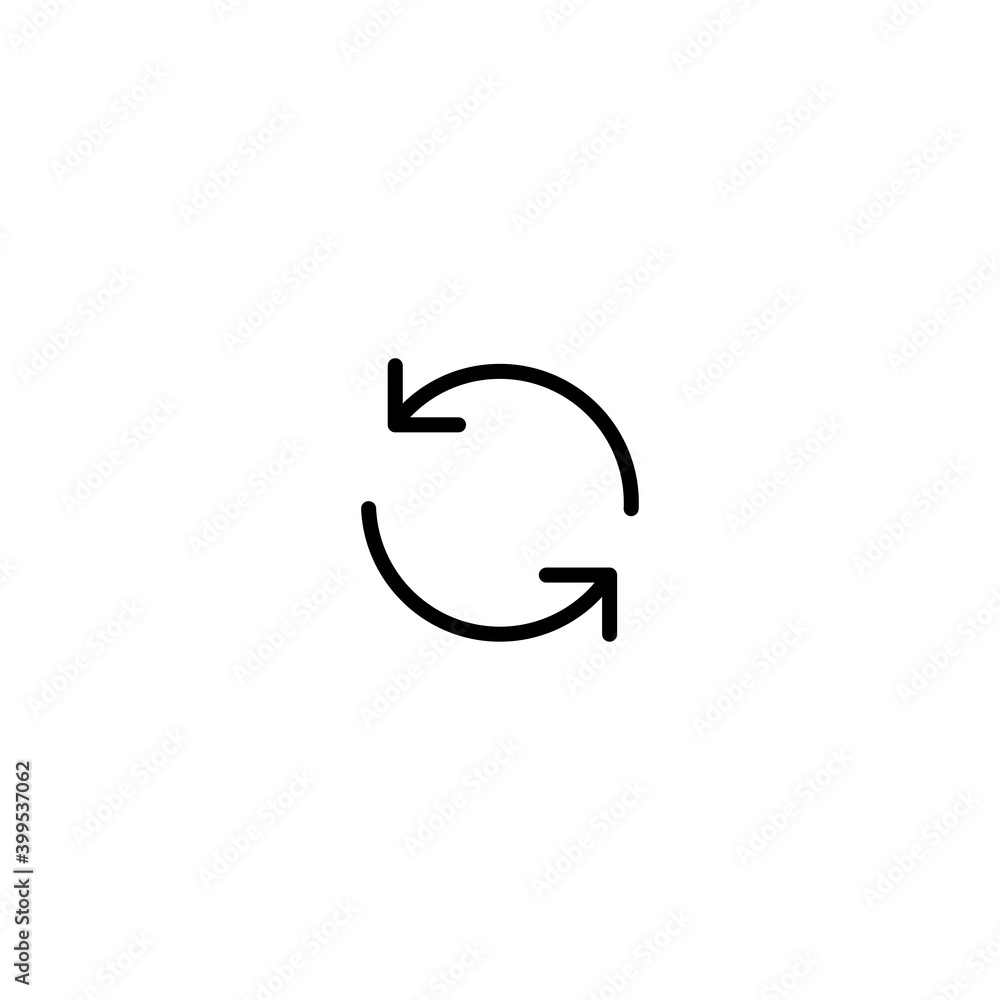 Refresh icon. Reload symbol modern, simple, vector, icon for website design, mobile app, ui. Vector Illustration Refresh icon. Reload symbol modern, simple, vector, icon for website design, mobile app, ui. Vector Illustration