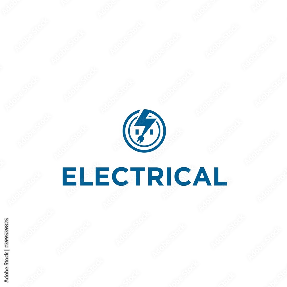 Electricity plug logo design with abstract charge and storm symbols. Minimalist vector representing power, energy, and electrical services for business and corporate use. Electricity plug logo design with abstract charge and storm symbols. Minimalist vector representing power, energy, and electrical services for business and corporate use.