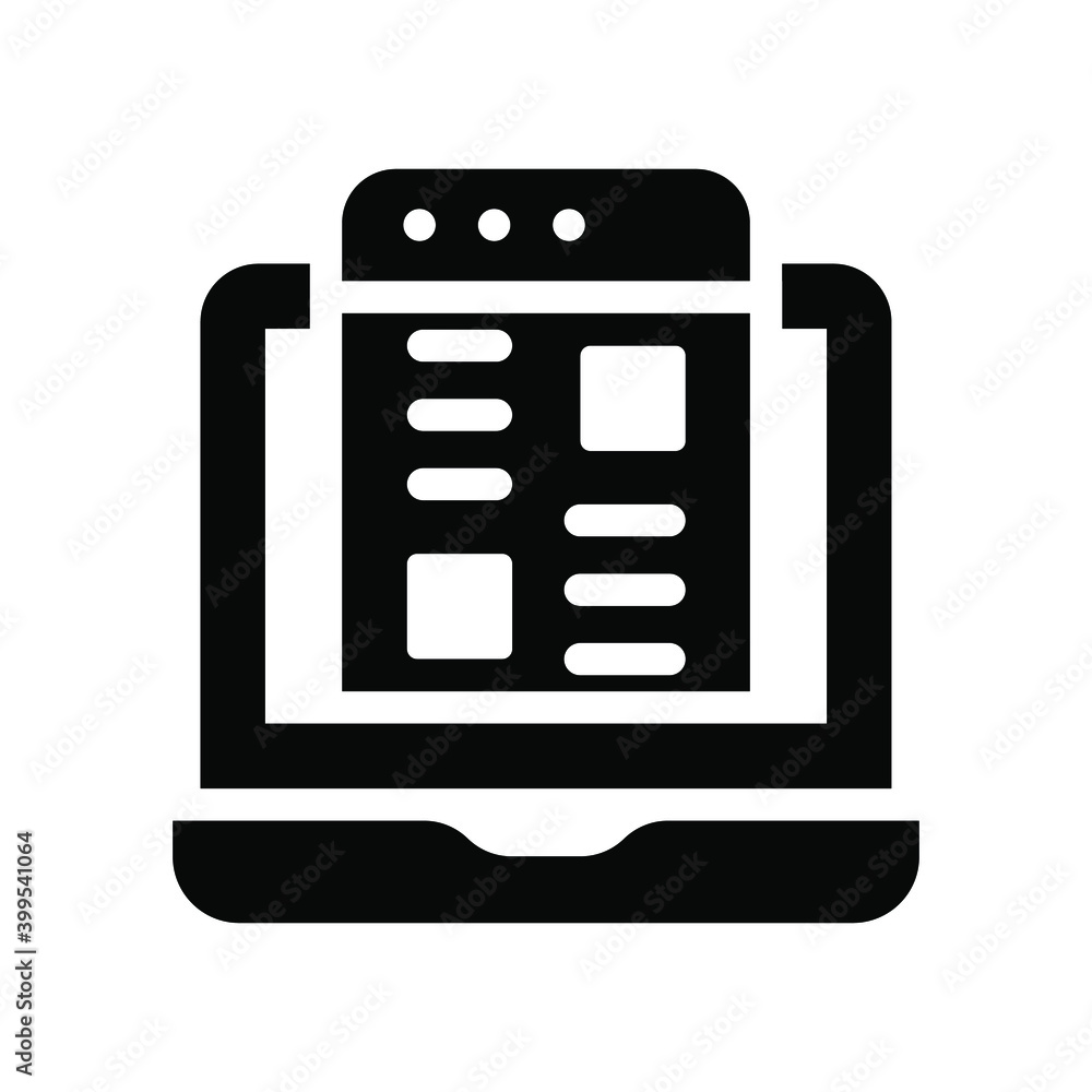 Trendy vector design of blog post icon
Trendy vector design of blog post icon